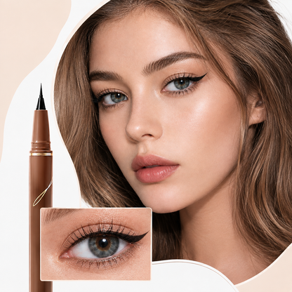 Smudge-Proof, Long-Lasting, Waterproof, and Sweat-Resistant Ultra-Fine Eyeliner Pen
