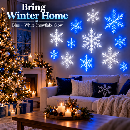 ❄️ WinterGlow™ Color-Changing Snowflake Lights with Remote Control ✨