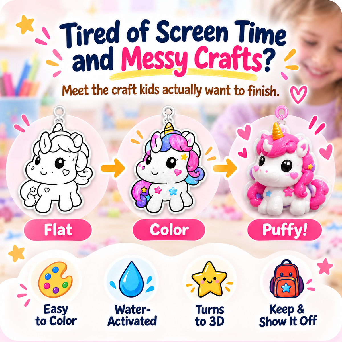 Foam Texture Painting: DIY Stress-Relief Art for Kids