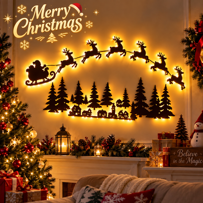 Light up Reindeer Wall Decorations