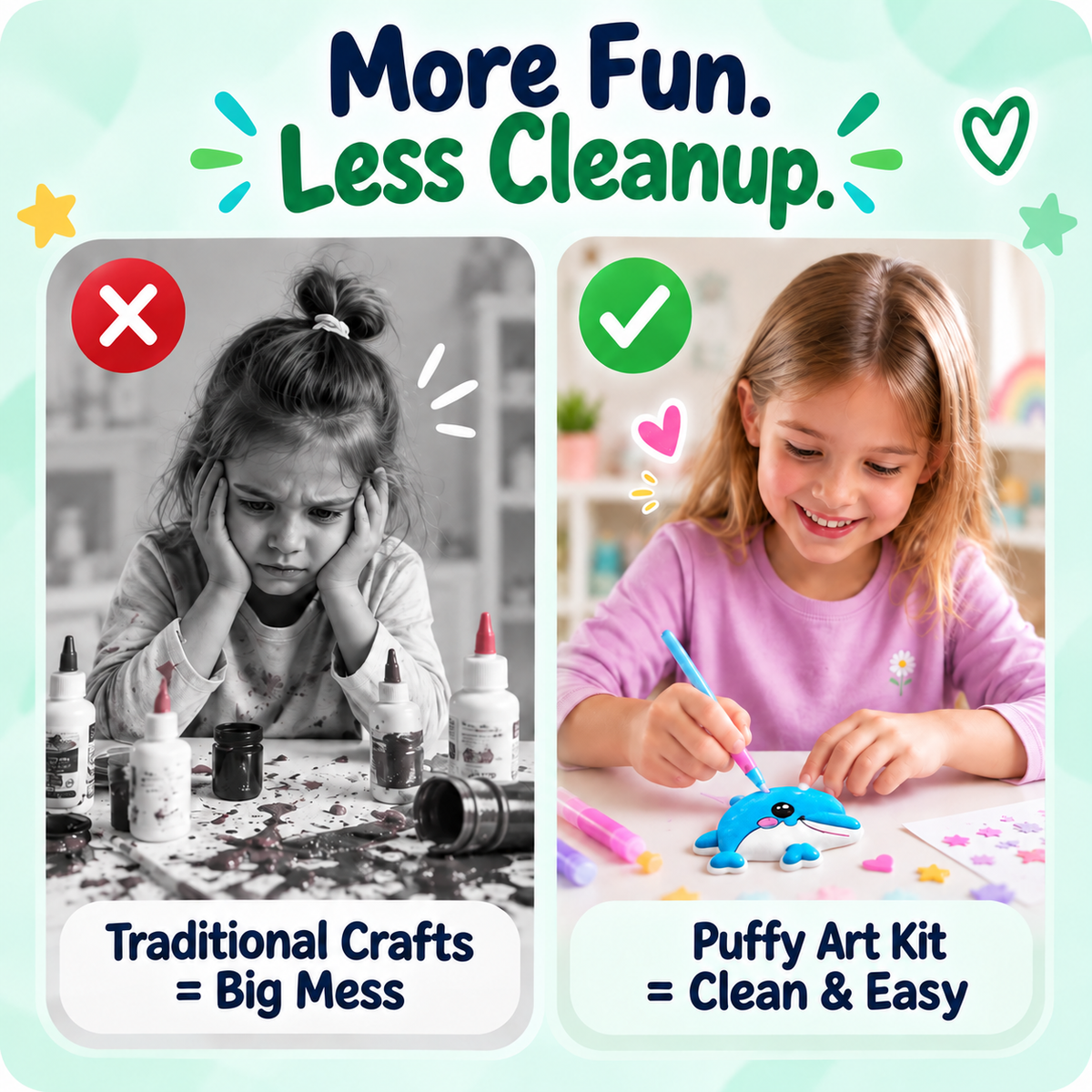Foam Texture Painting: DIY Stress-Relief Art for Kids