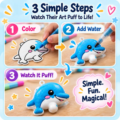 🔥Last Day 50% off🔥3D Puffy Texture Paper- Turn Simple Drawings Into Fun Puffy 3D Art🪄