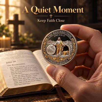 Crucifixion & Resurrection Christian Faith Commemorative Coin