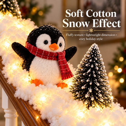 🔥Playful Penguin Snowy Stair Railing Decor
