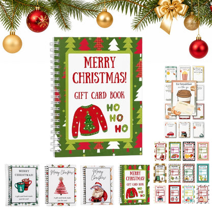 Christmas Gift Card Book