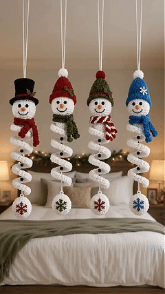 Christmas crochet DIY process