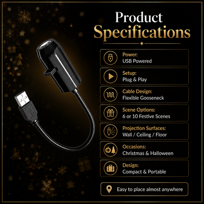 🎄Early Christmas Sales 50% OFF🎄 —Christmas Magic Projector – Plug In & Transform Any Room in Seconds