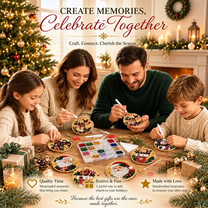 Now 69% OFF! Christmas Craft Favorite — 6-Piece DIY Diamond Painting Ornament Kit