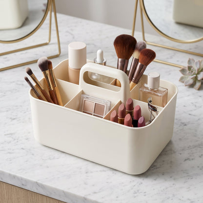 Separate compartment makeup case