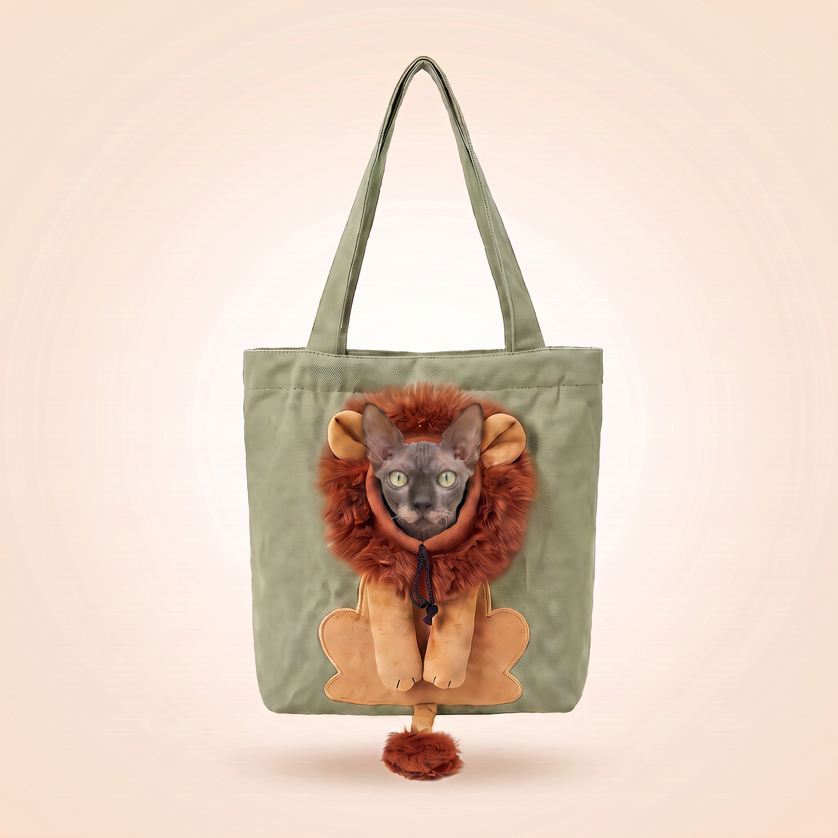 🦁Little Lion Tote  – Made for Pet Lovers🐱