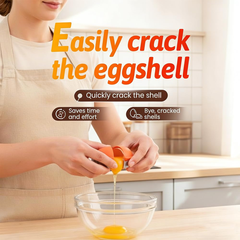 Manual Egg Shell Opener -  No-Mess Kitchen Gadget