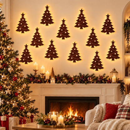 🎅🦌LED Reindeer Wall Decorations - Festive Christmas Lighting