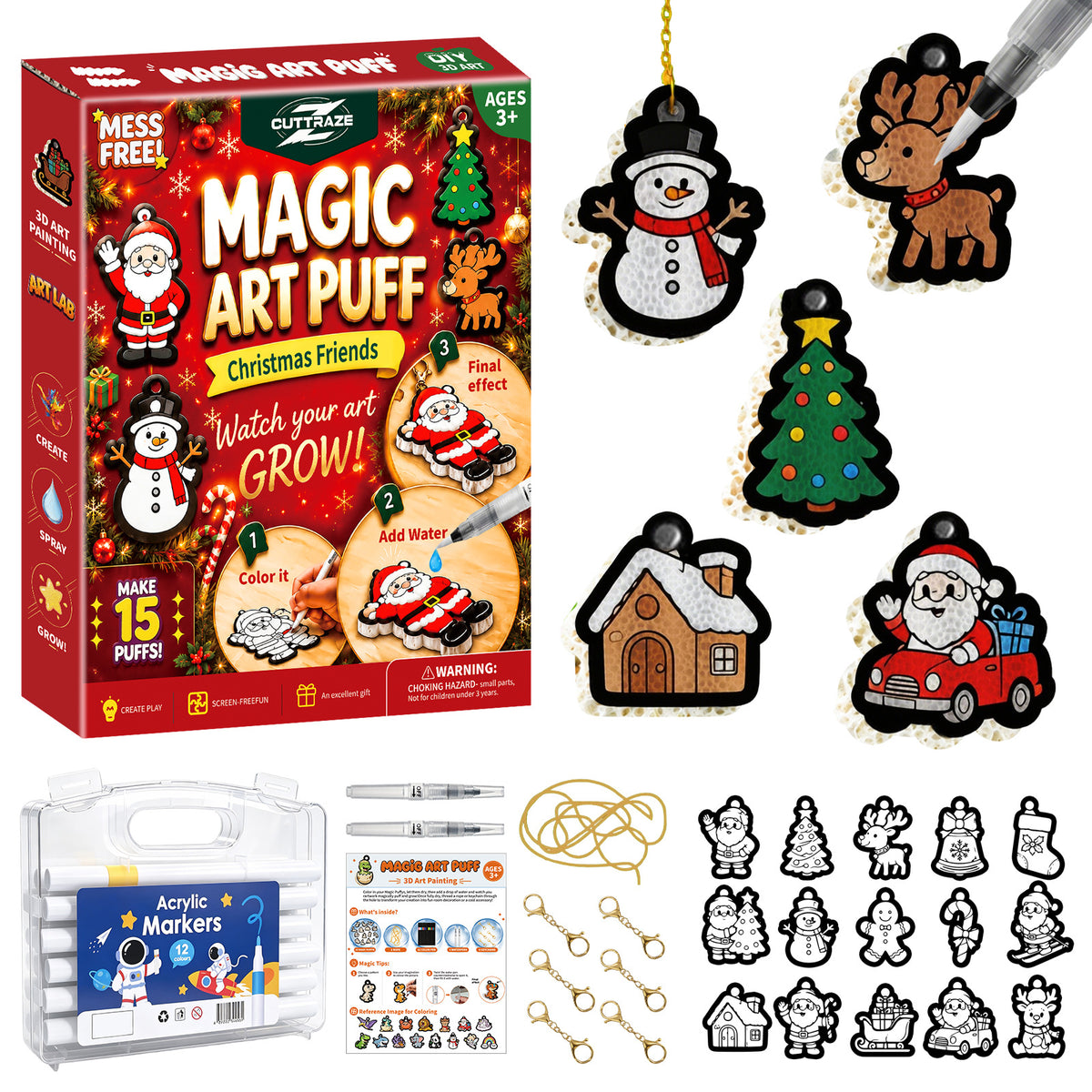 🔥Last Day 50% off🔥3D Puffy Texture Paper- Turn Simple Drawings Into Fun Puffy 3D Art🪄
