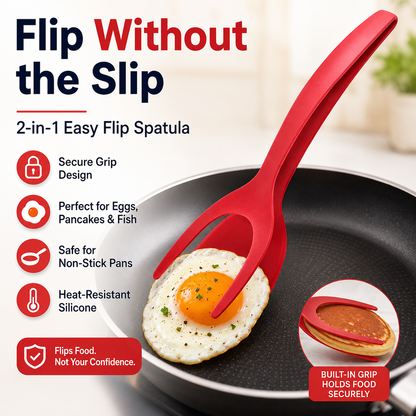 🔥 2-in-1 Flip Spatula Tongs — 50% OFF Today