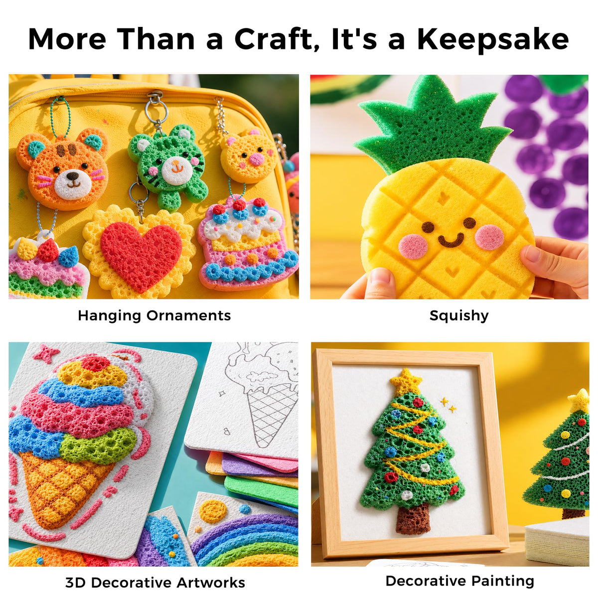 3D Puffy Art creative projects and display ideas