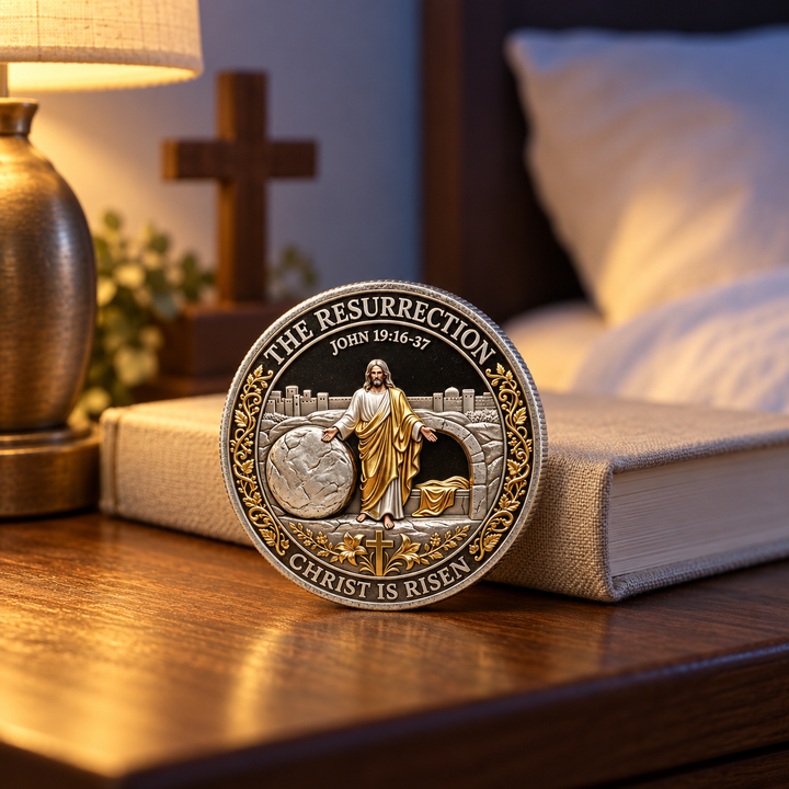 Crucifixion & Resurrection Christian Faith Commemorative Coin