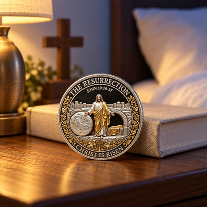 Crucifixion & Resurrection Christian Faith Commemorative Coin