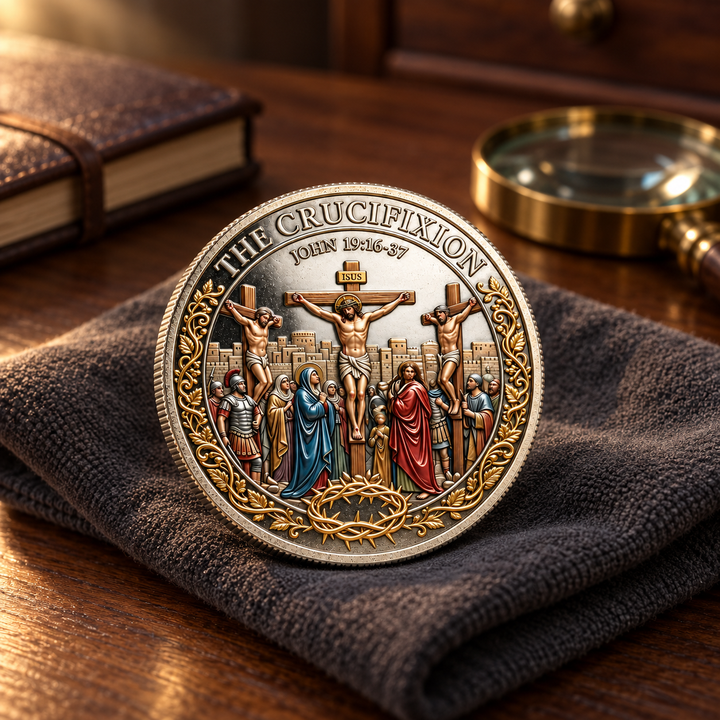 Crucifixion & Resurrection Christian Faith Commemorative Coin